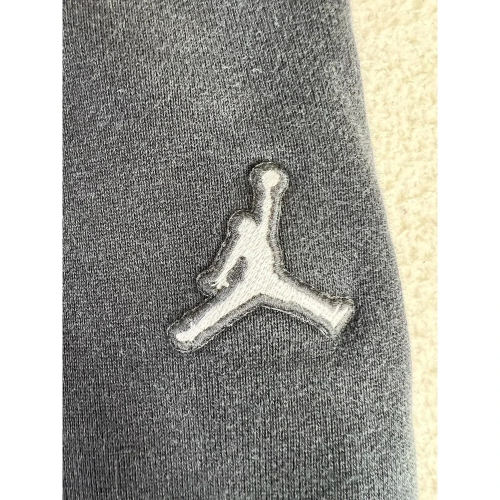 Jordan Pants Mens Medium Black Fleece Sweatpants Joggers Athletic DA9820-010
